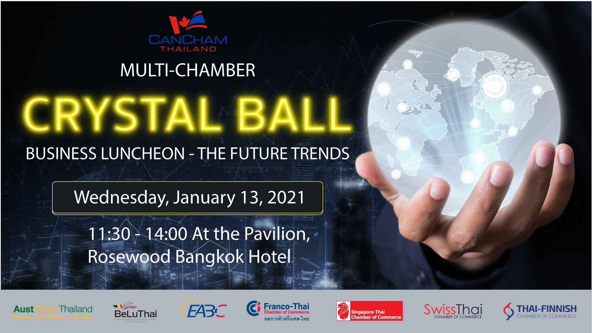 RESCHEDULED! Crystal Ball Business Luncheon - The Future Trends