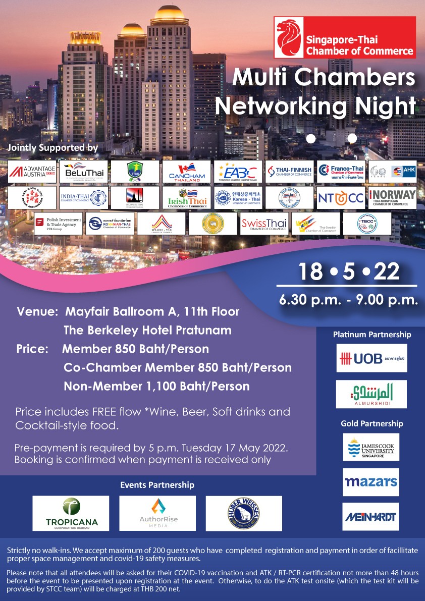 NEW DATE! May's Multi Chambers Networking Night