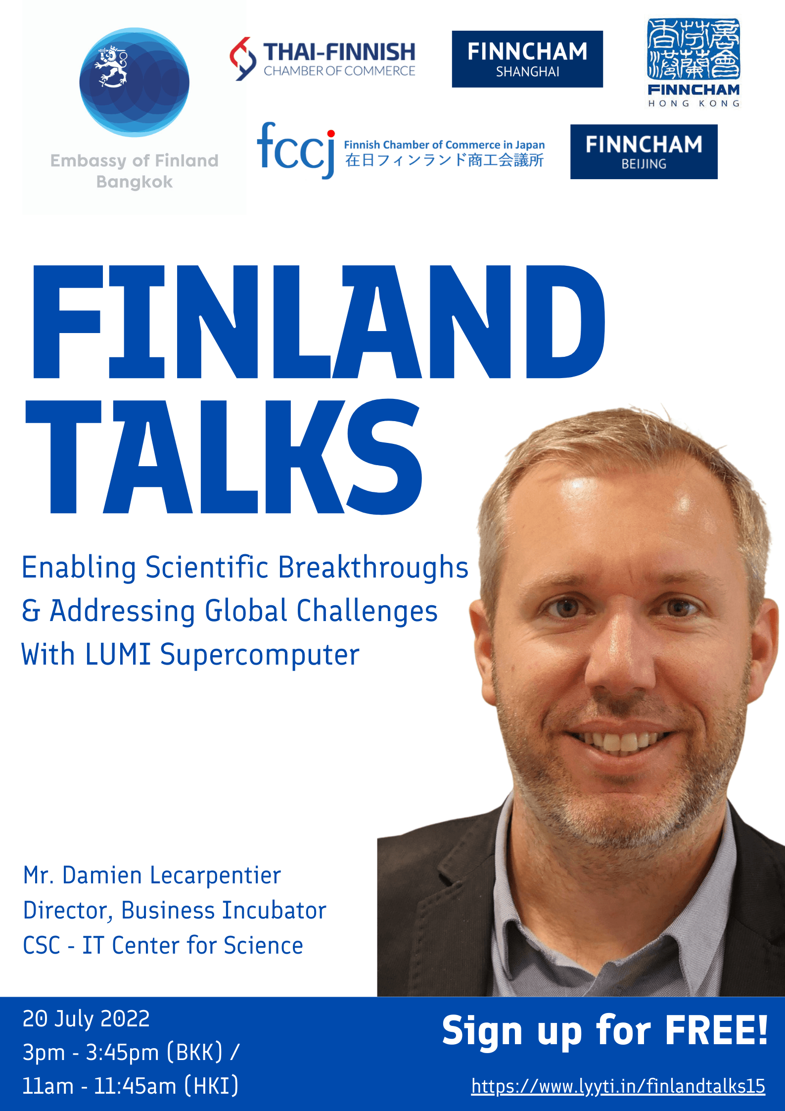 Finland Talks 15: Enabling Scientific Breakthroughs & Addressing Global Challenges with LUMI Supercomputer