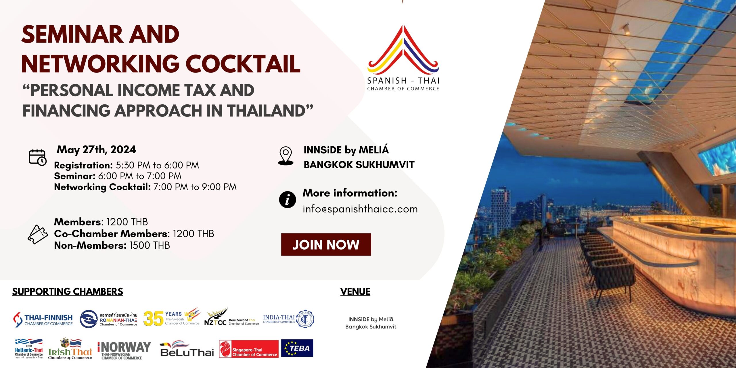 SPTCC Multi-chamber event: 27/05 Seminar and Networking Cocktail