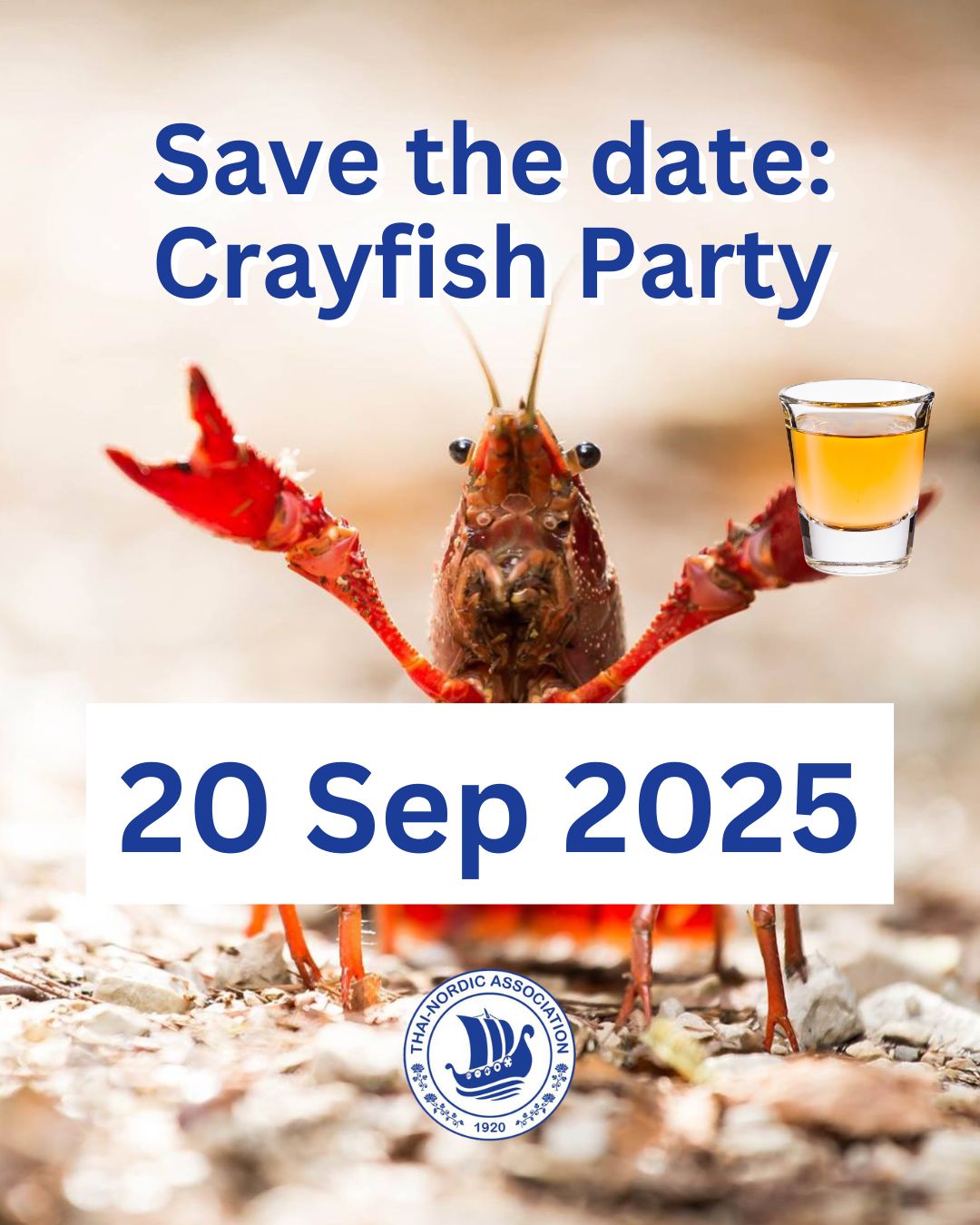 Save the date: Thai-Nordic Association’s Crayfish Party 2025