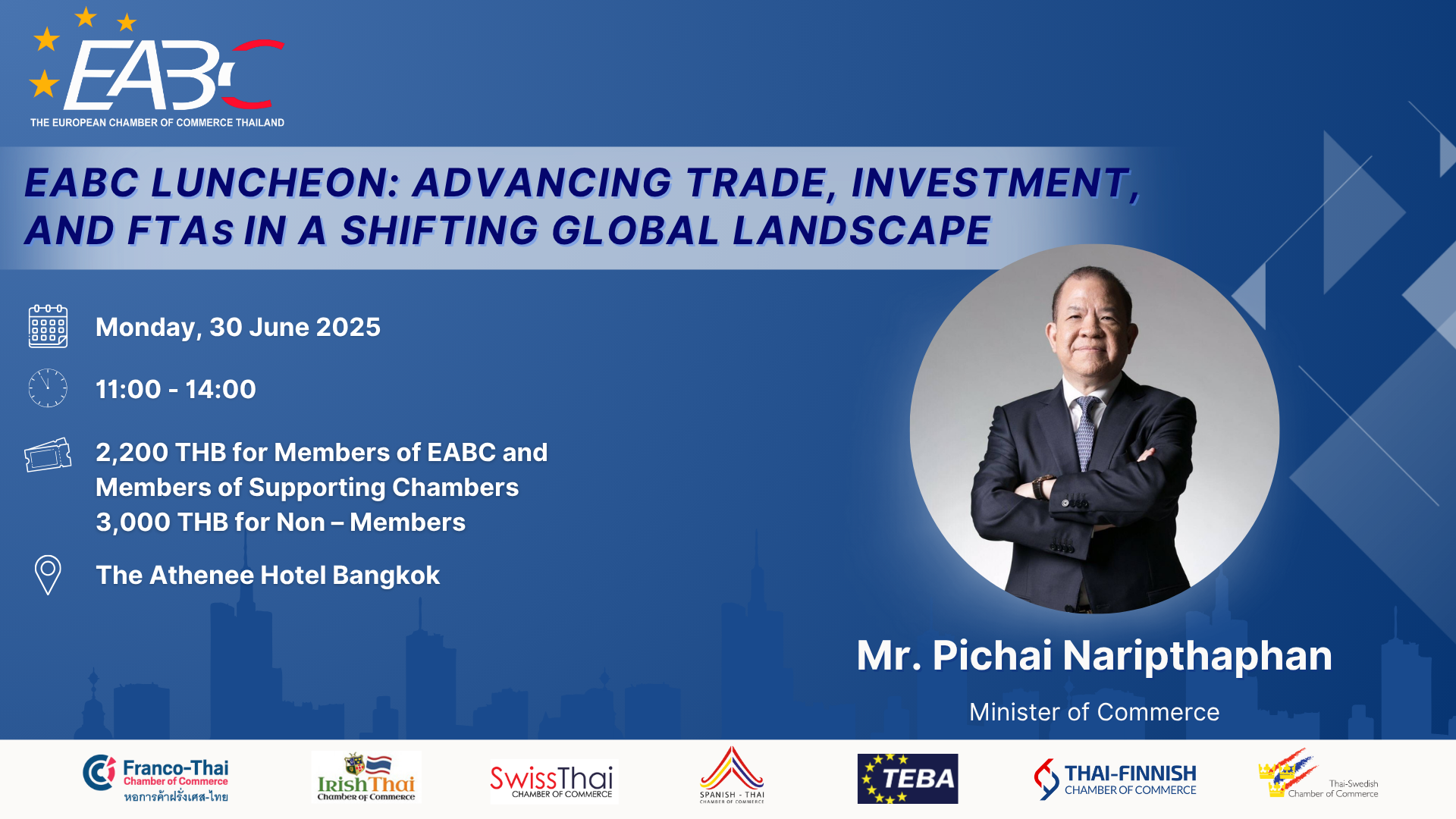 EABC Luncheon: Advancing Trade, Investment, and FTAs in a Shifting Global Landscape