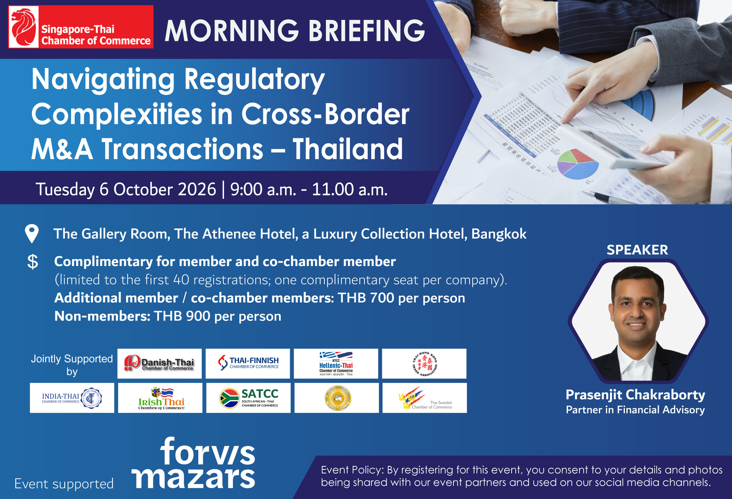 TCC Morning Briefing: Navigating Regulatory Complexities in Cross-Border M&A Transactions – Thailand supported by Forvis Mazars